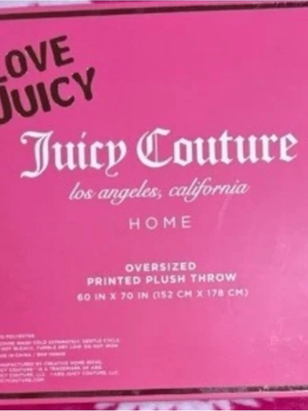 Juicy Couture Kids Pink Holiday Tree Pajama Top